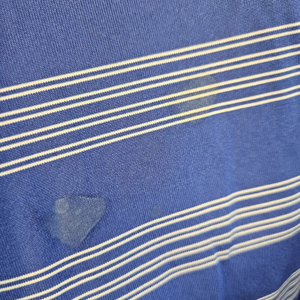 Nike Golf Dri-Fit Tour Performance SS Blue White Size 2XL Polo Shirt - Picture 7 of 7